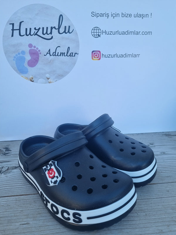 Taraftar Beşiktaş Crocs Terlik Unisex Çocuk