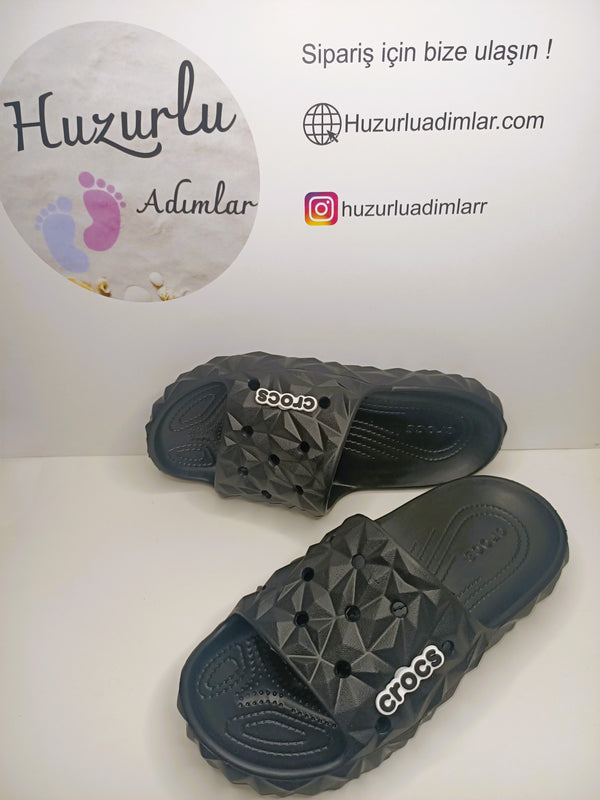 Kristal Desen Crocs Bayan Terlik