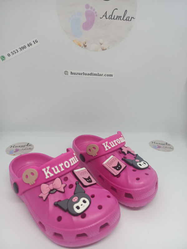 Kuromi Crocs Terlik Kız Çocuk Fuşya