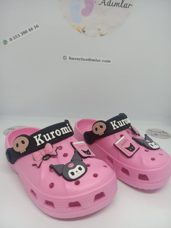 Kuromi Crocs Terlik Kız Çocuk Pembe