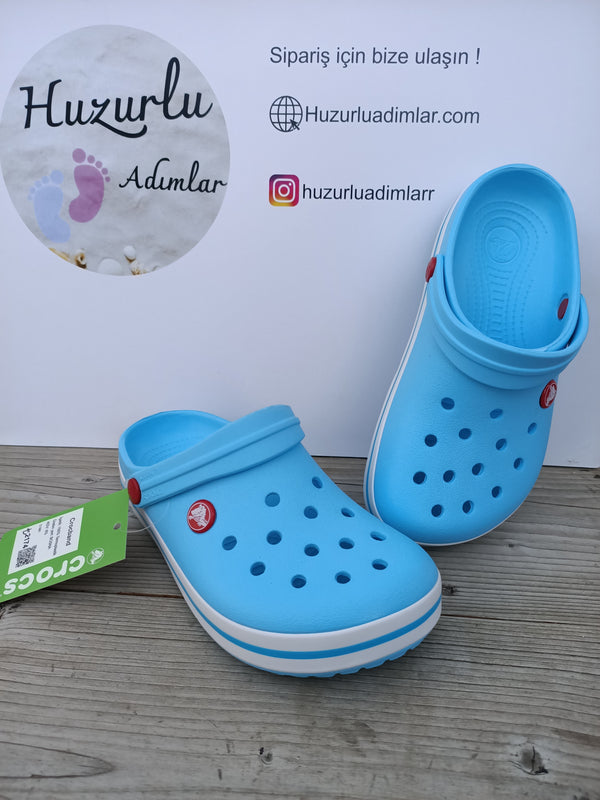 Mavi 1.Sınıf İthal Crocs Unisex Terlik